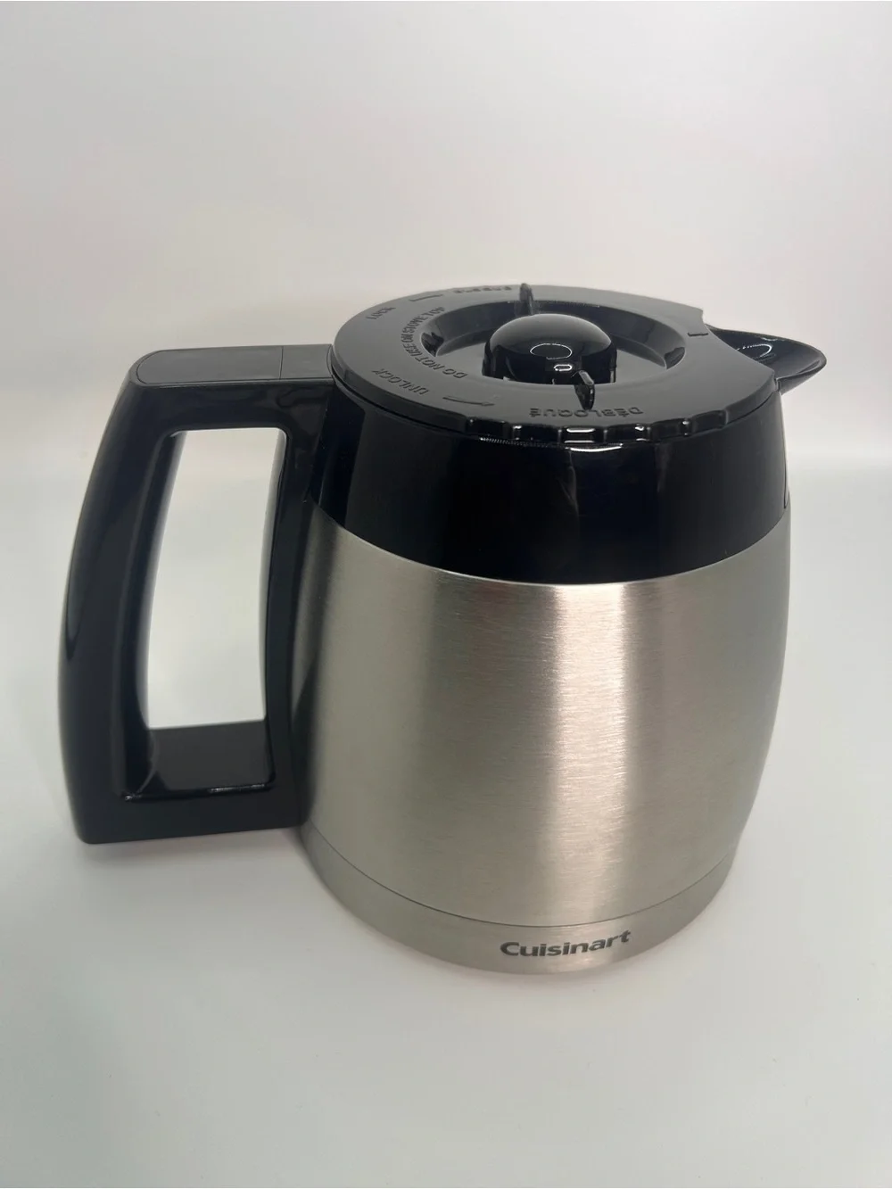 Cuisinart Stainless Steel 10 Cup Carafe with Black Handle & Lid